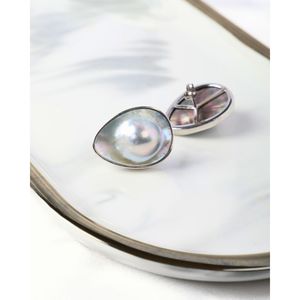 Pendientes de Perlas Naturales Mabe - Elegantes Perlas Genuinas - Product Image 2