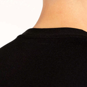 Comprar al por mayor de encargo Slim Fit polar de tela transpirable de secado rápido Hip Hop estilo hombres Unisex camisetas a granel 100% algodón - Product Image 4