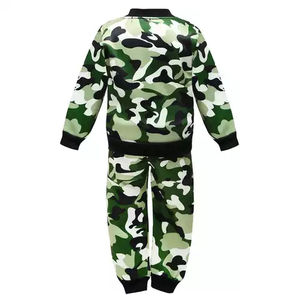 Conjuntos de ropa para niños de gran calidad, conjunto de dos piezas para niños pequeños, pantalones de chándal, Jersey de algodón, chándal de Color sólido, tela para niños - Product Image 5