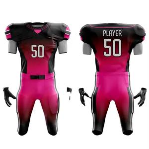 Diseño personalizado sublimación uniforme para el equipo de fútbol americano 2025 nueva llegada sublimación uniforme de fútbol americano para Unisex - Product Image 5