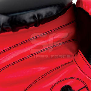 Guantes de boxeo de cuero PU de primera calidad con absorción de impactos y soporte para la muñeca Guantes de boxeo veganos ecológicos - Product Image 4