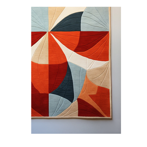 Alfombras hechas a mano de lana de diseño abstracto moderno suave naranja Beige tamaños 4*6 y 9*12 pies para el hogar Oficina sala de estar habitación de los niños - Product Image 2