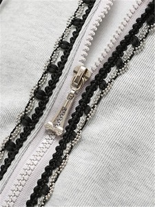 เสื้อมีฮู้ดระบายอากาศเปิดไหล่ตกออกแบบโลโก้พรีเมียมเสื้อมีฮู้ดสำหรับผู้หญิงเสื้อสวมหัวมีซิปผ้าคอตตอนออร์แกนิกมีสไตล์ - Product Image 2