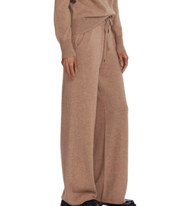 <span class=keywords><strong>Pantaloni</strong></span> Premium Personalizzati 100% Cashmere, 12 Gauge, <span class=keywords><strong>con</strong></span> Coulisse Elastica <span class=keywords><strong>in</strong></span> <span class=keywords><strong>Vita</strong></span> Alta, Gamba Larga e Tasche a Fondo - Product Image 1