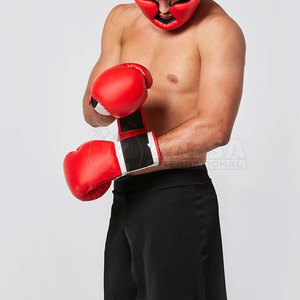 Gants de boxe professionnels en matériau coloré, gants de boxe personnalisés, gants de boxe fabriqués en usine - Product Image 4