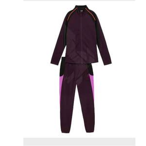 Chándal informal de poliéster para mujer con forro de mezcla de algodón 100% para mayor comodidad y transpirabilidad - Product Image 1