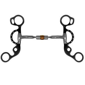 Broca de alta calidad S Curb Shank Smooth Snaffle Bit - Product Image 5