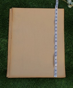 Lot de 10 vieux papier épais vintage collé sur tissu 250 GSM idéal pour dessiner des croquis - Product Image 3