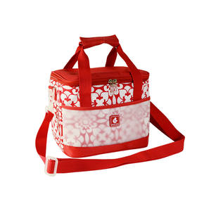 Fleur Imprimé Croix Corps Réutilisable Pliable Isolation Sac À Dos D'école Avec Sac À Lunch Isolation LOGO Personnalisé - Product Image 4