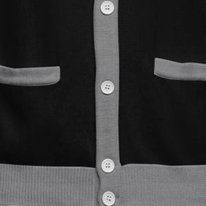 Cardigan en tricot unisexe à manches longues pour homme, idéal pour une tenue décontractée, haute performance - Product Image 6