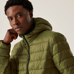 2026 New Brand Custom Logo Men Puffer <b>Jackets</b> <b>Hood</b> Best Quality Promotional Winter Mens Olive Puffer <b>Jacket</b> <b>Fur</b> Fabric - Product Image 4