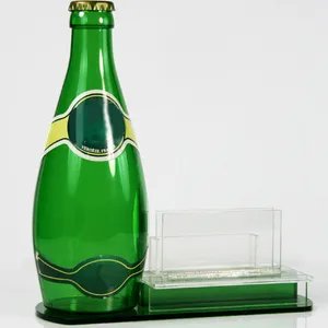 Acryl Tisch Zelt Karten halter Menü Display Bar Restaurant Promotion Broschüre 3D Flasche Display