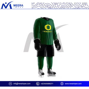 Professional Men <b>Ice</b> Hockey Uniform Set with Stitched Name Number Durable Fabric Custom Team Kit OEM Factory Direct Sportswear - Product Image 3