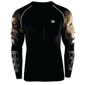 Camiseta de Compresión IBJJF para Hombre, con Estampado Digital, de Spandex/Poliéster, Manga Larga, Secado Rápido, 220g - Product Image 3