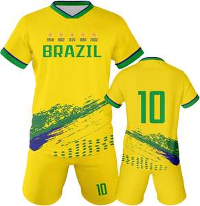 Uniforme de fútbol americano transpirable patrón sólido conjunto de manga corta - Product Image 1