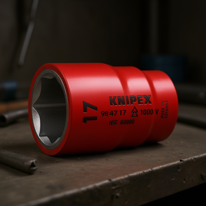 Knipex 1/2'' Hexagon Socket for Hexagonal Screws with Internal <b>Square</b> Product Category Hex <b>Keys</b> - Product Image 3