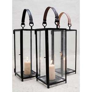 Elegante portavelas de hierro de mesa con una silueta contemporánea elegante y un acabado de metal envejecido industrial para un toque moderno - Product Image 6