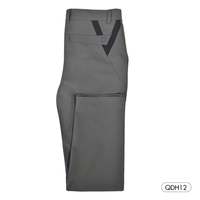 Pantalones Deportivos Color Caqui para Hombre HH Golf con Cierre de Botón, 100% Algodón, Diseño Liso