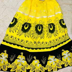 Jupes polynésiennes personnalisées de haute qualité pour femmes en coton respirant Pacific Island Style décontracté robe de bal avec broderie - Product Image 2