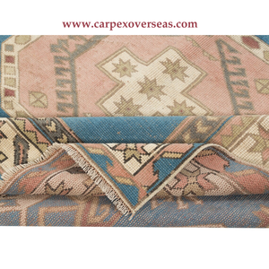 Tapis en laine de conception texturée réversible de haute qualité fait à la main en jute pour la décoration intérieure pour prier salle de bain cuisine plage - Product Image 2