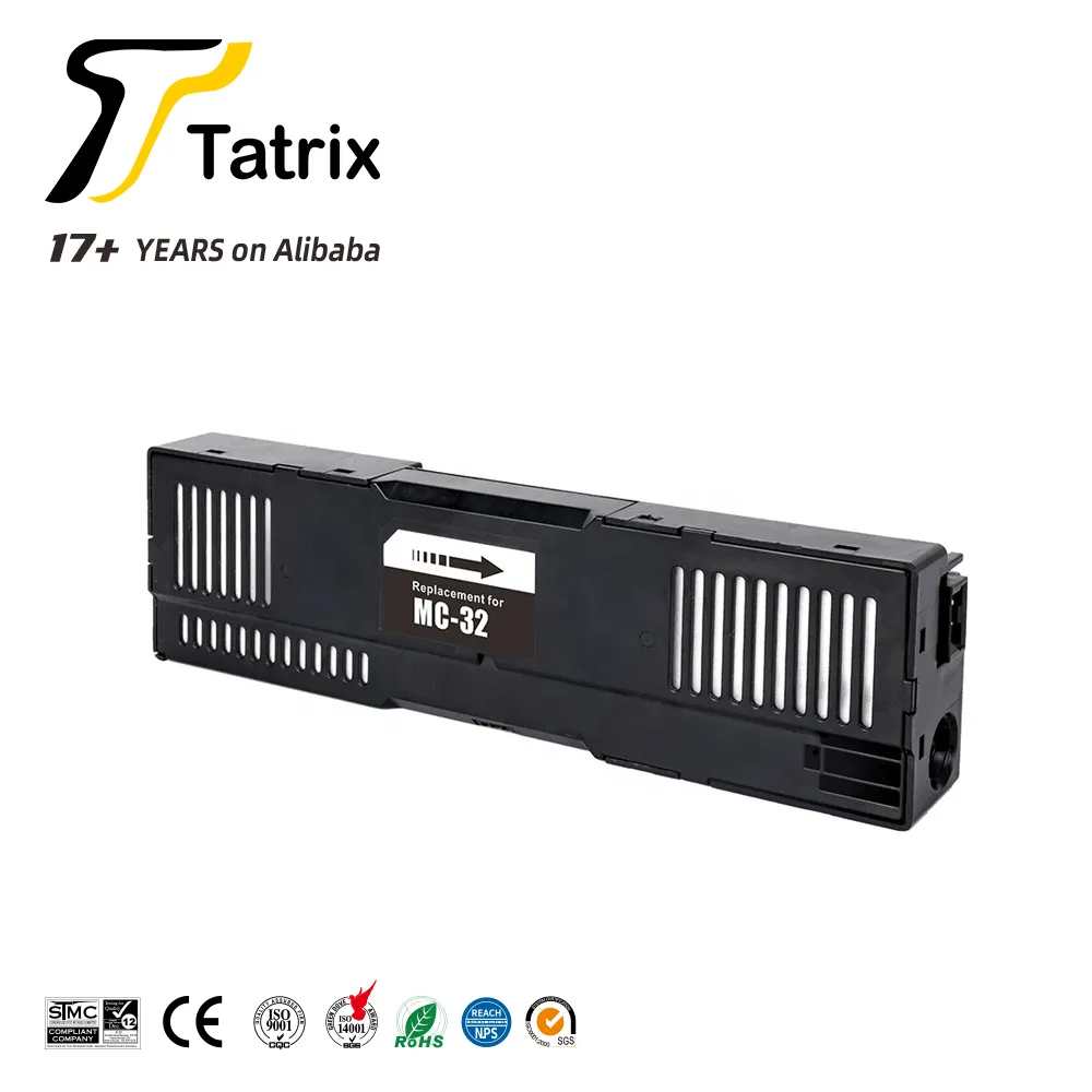 Tatrix MC-32 MC 32 MC32 Boîte d'entretien d'encre compatible Réservoir d'encre Wast pour imprimante TC-20 Canon TC20