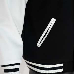 แจ็กเก็ตทีมันหนาวขนแกะสไตล์วินเทจเบสบอลสไตล์วินเทจ - Product Image 6