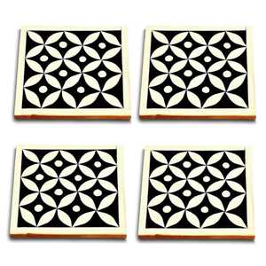 Sous-verre à thé en incrustation d'os de haute qualité Style classique nouveau tapis/coussin de conception meilleure qualité pour tasse à thé et bière - Product Image 4
