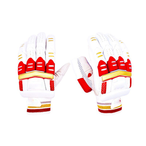 Guantes de bateo de cricket de cuero de alta calidad para hombres Protección y comodidad de grado profesional - Product Image 5