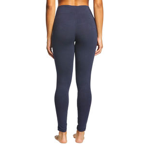 Leggings de gran tamaño de punto sostenibles y transpirables para mujer de alta calidad con logotipo personalizado OEM disponibles a precios al por mayor con logotipo en la cintura para gimnasio - Product Image 4