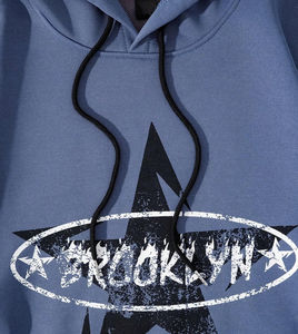 Ensemble de survêtement décontracté à capuche en coton 100% de haute qualité, coupe régulière, uni, style streetwear pour hommes, 2 pièces - Product Image 4