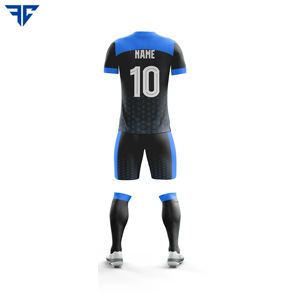 เสื้อฟุตบอลสำหรับผู้ชายเสื้อเจอร์ซีย์แห้งเร็วพิมพ์ลายซับลิเมชันและโลโก้ตามสั่ง - Product Image 4