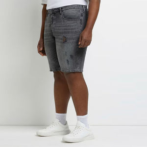 กางเกงยีนส์ขาสั้นผู้ชาย OEM รุ่นซัมเมอร์ |   ผ้าคุณภาพสูงที่เป็นมิตรกับสิ่งแวดล้อม |   ดีไซน์สไตล์ไฮสตรีทที่ไม่เหมือนใคร |   กางเกงยีนส์สตรีทแวร์ลำลอง - Product Image 3