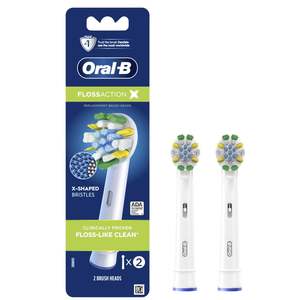 Têtes de brosse de rechange pour brosse à dents électrique Oral-B FlossAction, lot de 2 - Product Image 1
