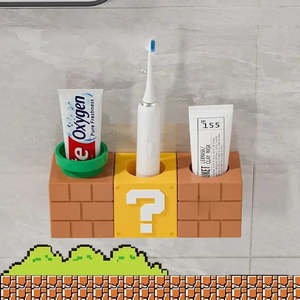 Support de brosse à dents Super Mario Bros avec gobelet en plastique - Product Image 3