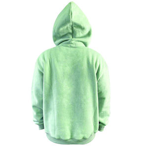 Sudadera de cuello redondo de peso pesado de gran tamaño para mujer con bordado personalizado, sudaderas con capucha de lana de algodón liso con estampado holgado - Product Image 3