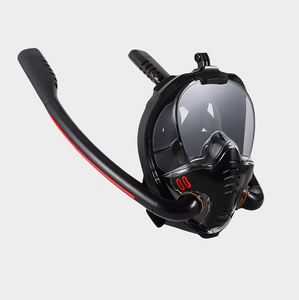 Masque de plongée sous-marine anti-buée intégral pour la plongée avec tuba et la respiration - Product Image 1