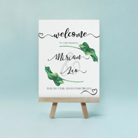 Présentoir de table en bois pour mariages Photo rustique et chevalet de peinture décorations de mariage