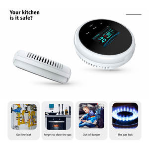 Novo Lançamento <span class=keywords><strong>Detector</strong></span> de Gás Natural Inteligente Tuya 2.4G Wifi Independente com Controle pelo APP SmartLife Feito de Material ABS PST-GS21 - Product Image 5