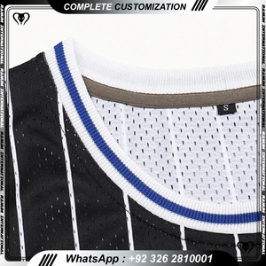 Conception de joueur de maillot de basket-ball d'uniformes de basket-ball bleu - Product Image 5