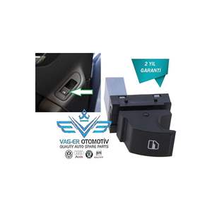 Bouton d'ouverture de la vitre arrière gauche SHARAN 2011-2020, accessoire intérieur 7L6959855B - Product Image 2