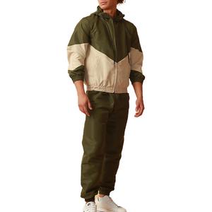 Conjunto de Chaqueta y Pantalón Cortavientos Personalizable con Logotipo, Trajes Deportivos Impermeables con Capucha para la Temporada de Invierno - Product Image 2