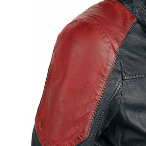 Veste de motard en cuir véritable d'agneau pour femme, vente en gros, manteau, vêtements avec OEM - Product Image 3