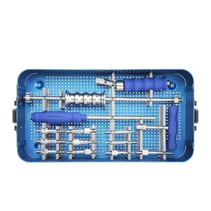 Kit chirurgical d'instruments orthopédiques manuels pour l'extraction de clous intramédullaires, en acier inoxydable, pour implants osseux, usage vétérinaire - Product Image 4