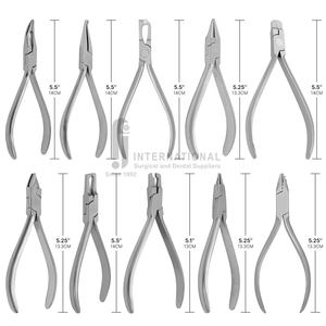 Alicates de ortodoncia de acero inoxidable Premium Cortador Alicates de dientes de acero inoxidable distales Juego de instrumentos POR F.J.INTERNATIONAL - Product Image 3