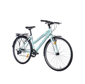 จักรยานเสือหมอบในเมืองหลากสีสำหรับผู้ขี่ในเมืองที่สะดวกสบายสำหรับผู้ขี่ในเมืองพร้อมโครงเหล็ก - Product Image 1