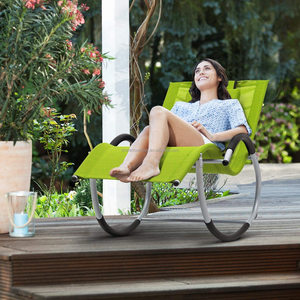 Relaxation en plein air Zero Gravity Chair Recliner Pliable Metal Sun Lounger for Courtyard Hotel Villa Use-for Garden Settings - Product Image 5