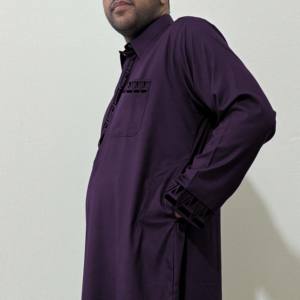 Wholesale High Quality Men's Thobe Autumn Plus Size <b>Islamic</b> Modest Clothing High Street Style Polyester/Cotton Customized Sizes - Product Image 2