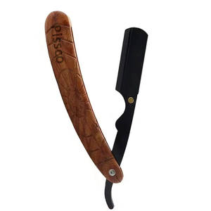 Porte-lames de rasoir droit pliable pour barbier, couteau de rasage de sécurité fabriqué par Pissco Pakistan - Product Image 3