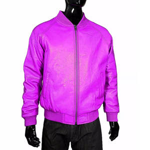 Veste en cuir Letterman pour hommes, veste universitaire de style nouveau avec caractéristiques personnalisées, prix de gros - Product Image 5