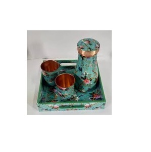 Bouteille d'eau en cuivre pur tendance pour une qualité supérieure, finition antique, bouteille d'eau pour la maison et l'hôtellerie - Product Image 4